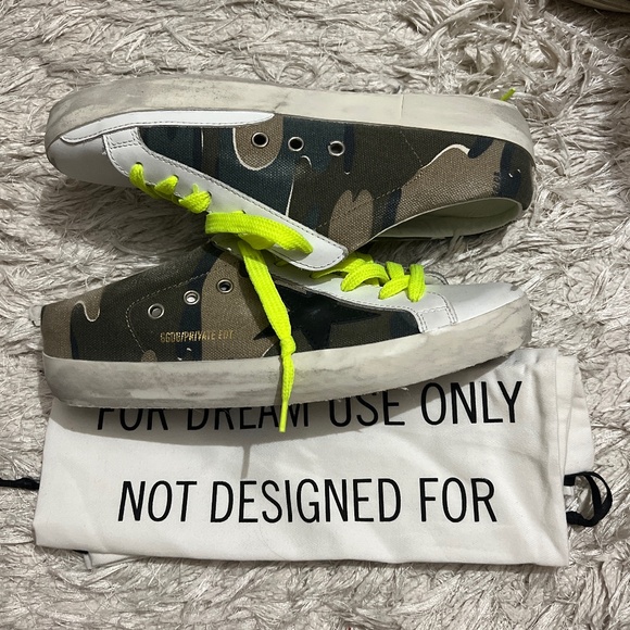 Golden Goose camo with neon laces - Picture 6 of 6